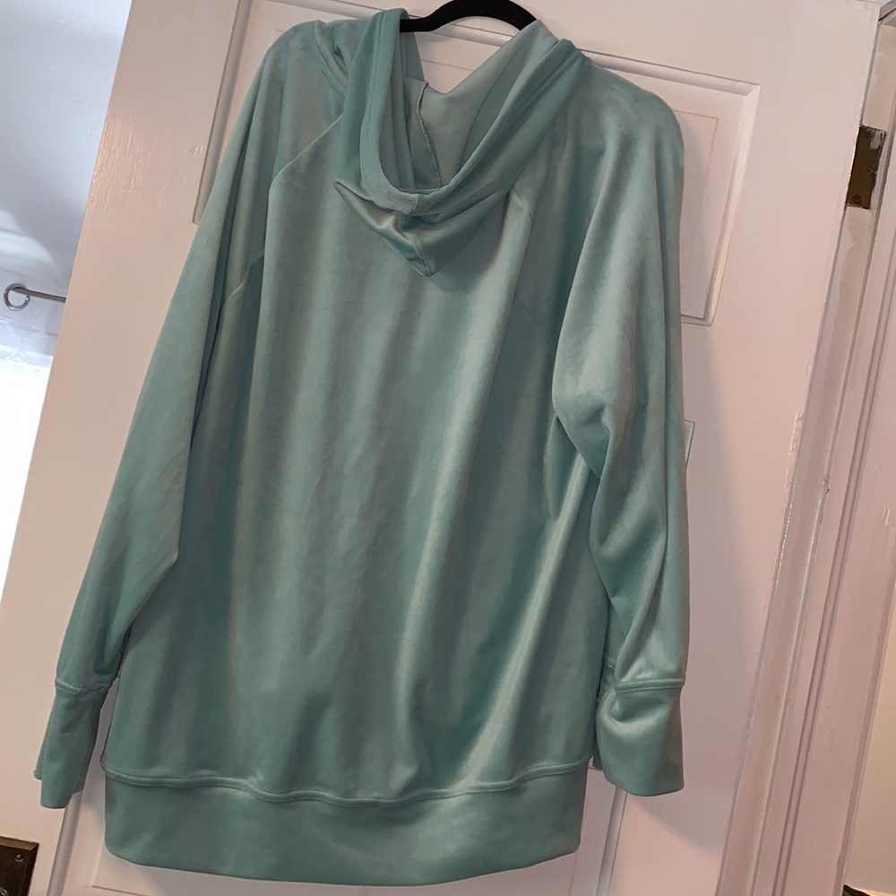 XXL Aerie offline velour oversized Zip up hoodie sweatshirt - Picture 2 of 5